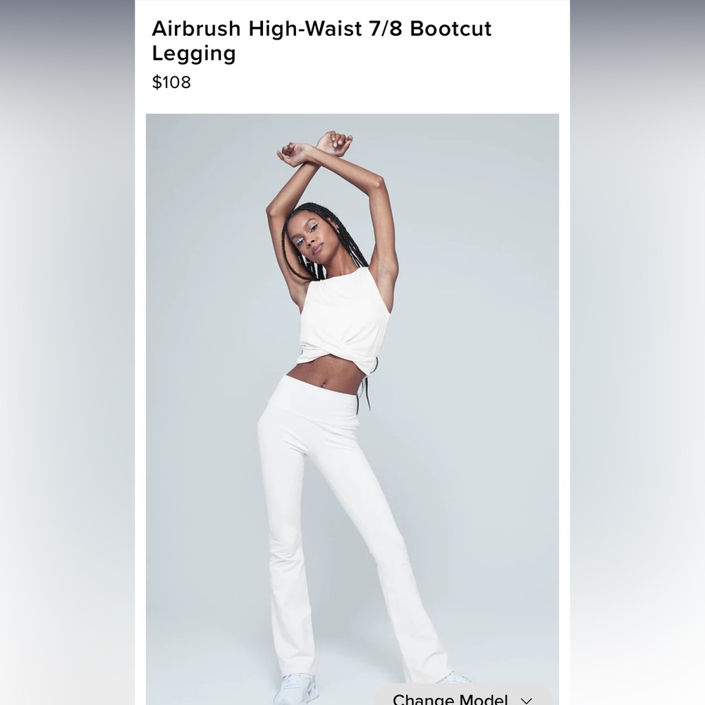 Alo airbrush high waist 7/8 bootcut legging